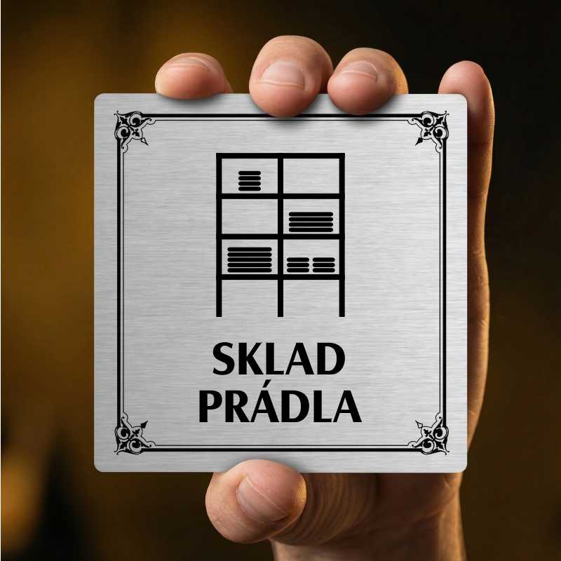 Sklad prádla, 100x100mm, bílá, Nebraska